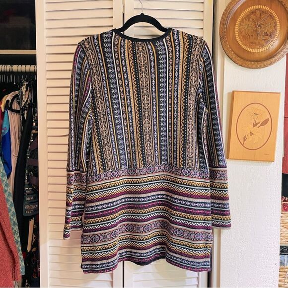 Coldwater Creek Patchwork Sweater Tunic - Picture 2 of 4